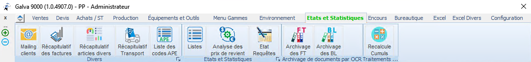 Module États & Statistiques